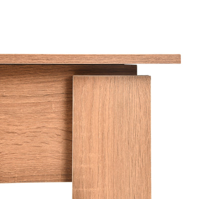 Coffee table with lifting top in wood and brown effect 96*50 ELOT BROWN 96