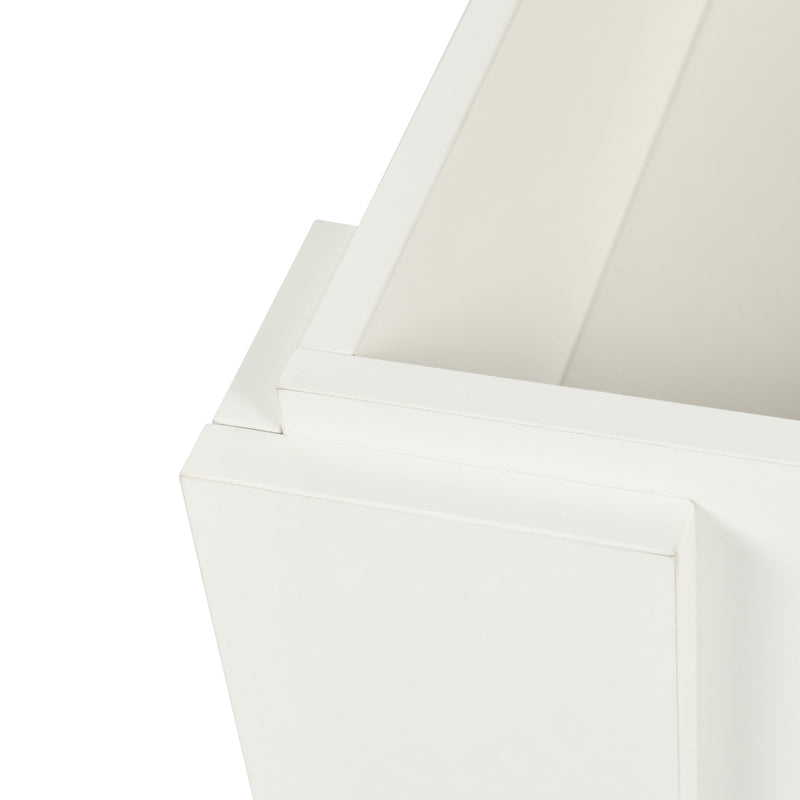 Coffee table with lifting top in wood and white effect 96*50 ELOT WHITE OAK 96