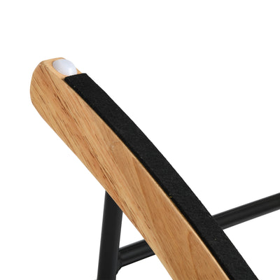 Off-white velvet rocking chair EPPING SMALL VELVET BEIGE