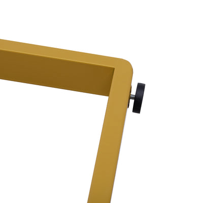Table à Manger Extensible Blanche Effet Marbre avec Pieds Métalliques Noirs Géométriques  FASTIENS GOLD