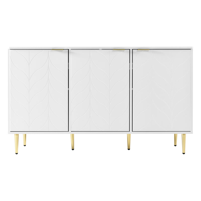 Table Basse Élégante Dorée et Blanche avec Plateau Effet Marbre GRIGAETS