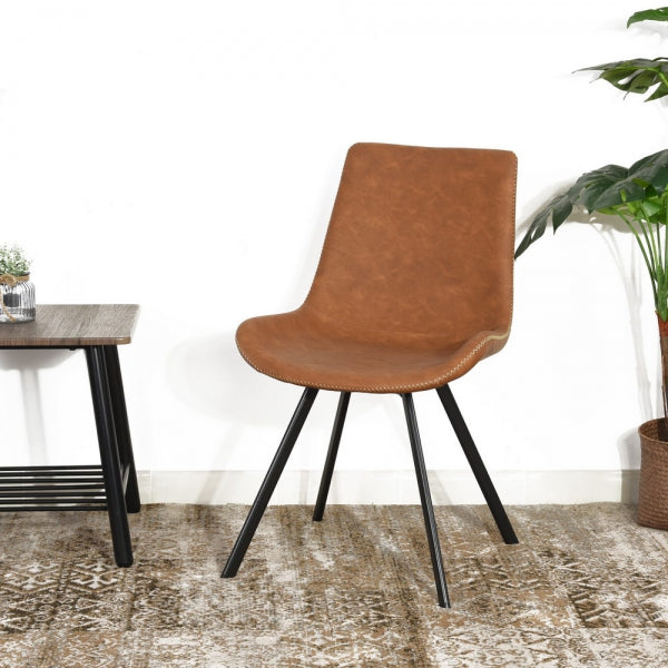 JACQUARD SQ TUBE BROWN PU LMKZ