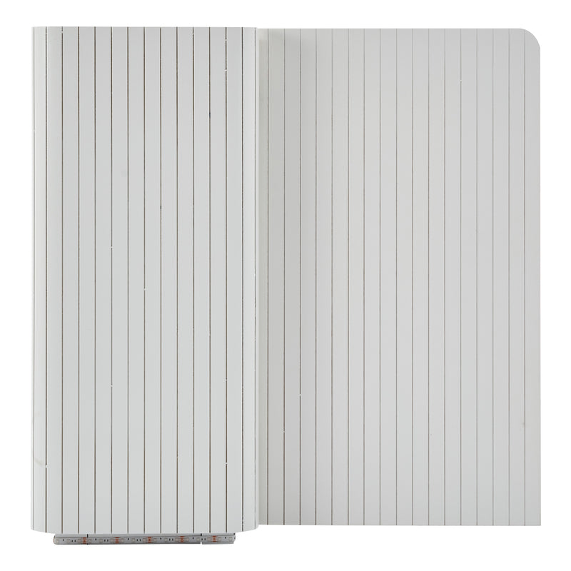 Buffet LED Multifonctionnel Blanc avec 20 Couleurs, Portes Striées et 3 Tiroirs KRAUDREL