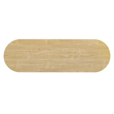 Buffet Moderne Chêne Clair avec Motif Rainuré et Rangement Modulable LONEA OAK
