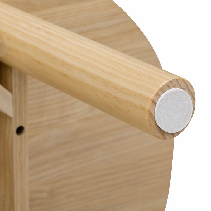 Buffet Moderne Chêne Clair avec Motif Rainuré et Rangement Modulable LONEA OAK