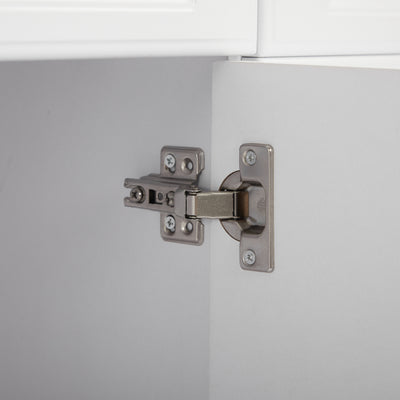 Buffet Style Ferme Blanc et Chêne avec 4 Tiroirs et 4 Portes, Rangement Optimisé et Anti-Basculement PHECHEANS
