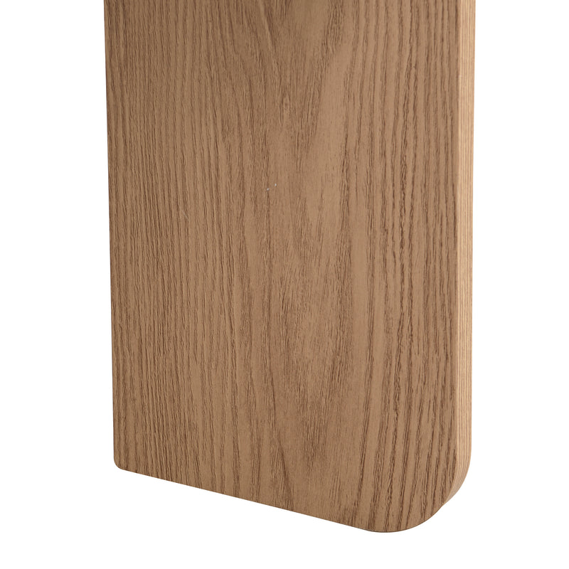 Ensemble de 2 Tables Basses Gigognes Rondes - Plateau Effet Terrazzo et Pieds Bois Naturel QEGZA WOOD