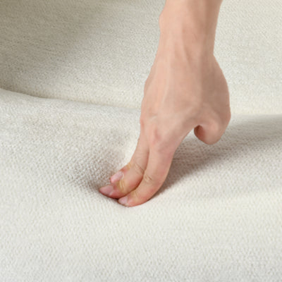 Ergonomic swivel office chair with armrests in beige fabric THOMASINA BEIGE RELAX