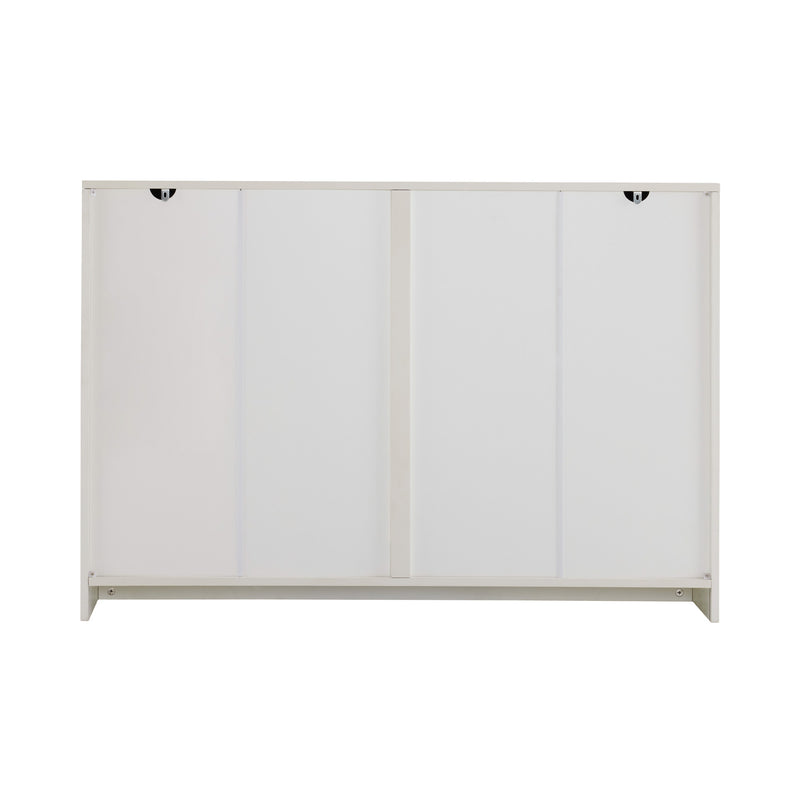 Commode Blanche Luxueuse et Romantique à 6 Tiroirs avec Design Anti-Humidité URGID