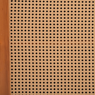 Table de Bar Extensible et Multifonctionnelle Marron avec Rangement en Rotin Artisanat VEENNA