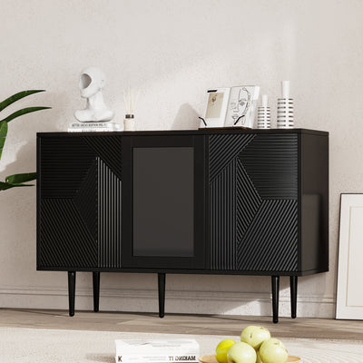 Table Basse Relevable Multifonctionnelle en Bois Naturel et Noir avec Rangement Intégré ZAELNOLL