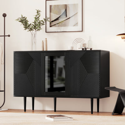 Table Basse Relevable Multifonctionnelle en Bois Naturel et Noir avec Rangement Intégré ZAELNOLL