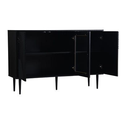 Table Basse Relevable Multifonctionnelle en Bois Naturel et Noir avec Rangement Intégré ZAELNOLL