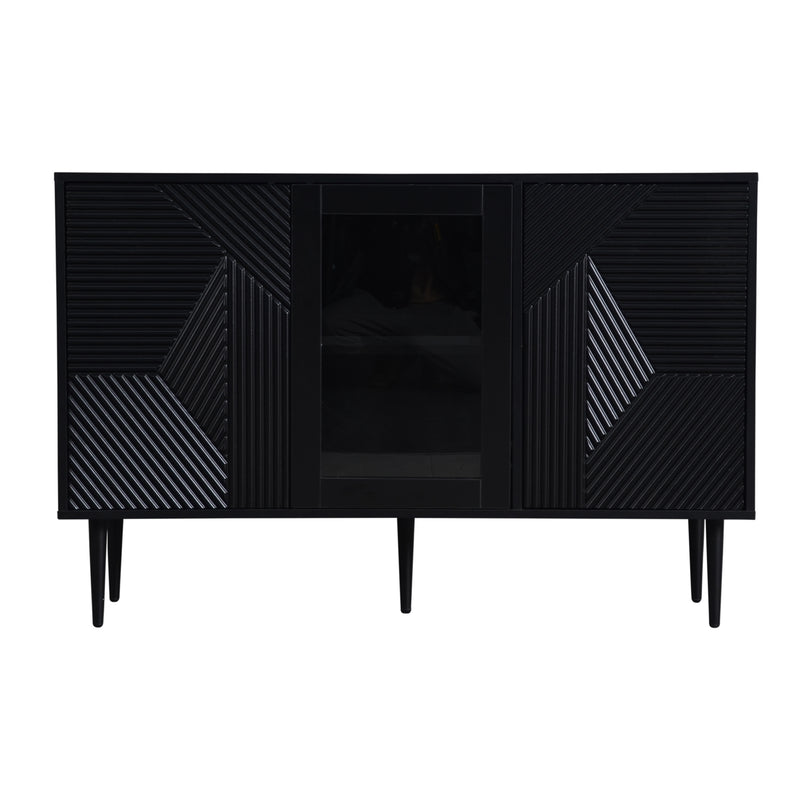 Table Basse Relevable Multifonctionnelle en Bois Naturel et Noir avec Rangement Intégré ZAELNOLL