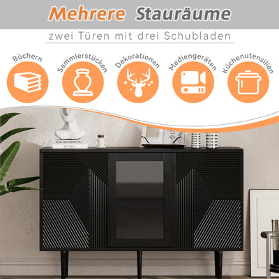 Table Basse Relevable Multifonctionnelle en Bois Naturel et Noir avec Rangement Intégré ZAELNOLL