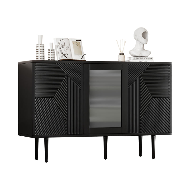 Table Basse Relevable Multifonctionnelle en Bois Naturel et Noir avec Rangement Intégré ZAELNOLL