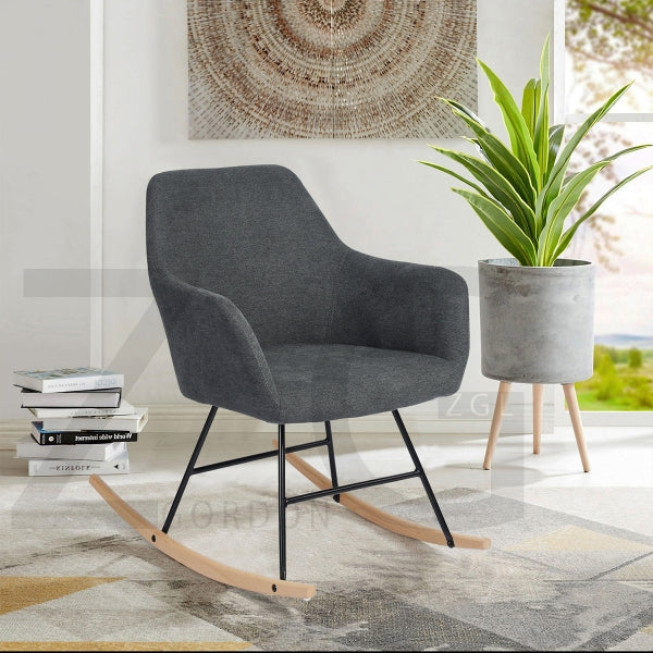 Fabric upholstery , metal frame and leg, with solid wood legs，1PC/CTN