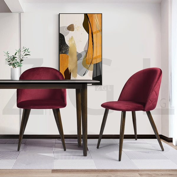 ZOMBA ROSE VELVET BLACK BROWN LEG
