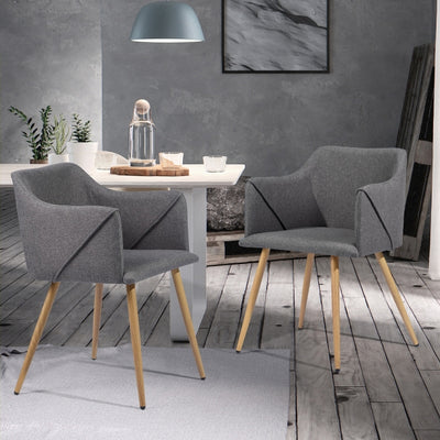 ALDRIDGE DARK GREY OAK LEG