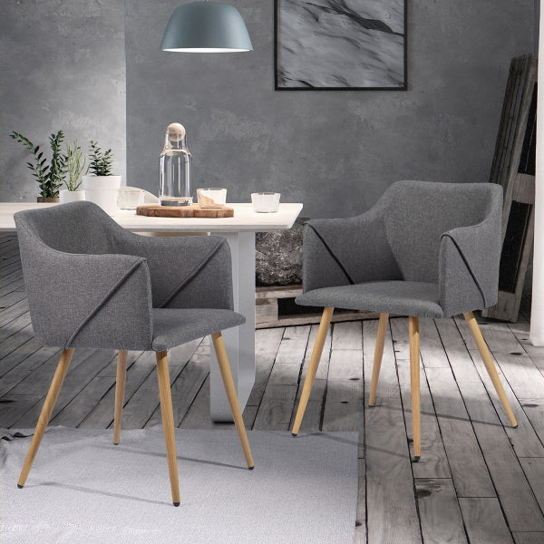 ALDRIDGE DARK GREY OAK LEG