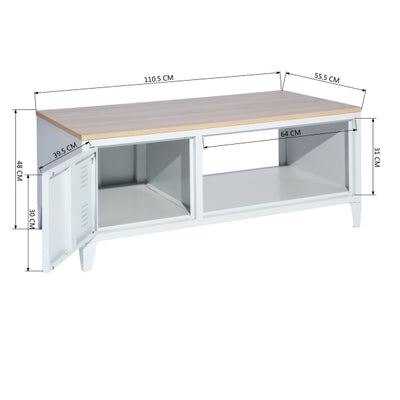 LIVERPOOL COFFEE TABLE WHITE A