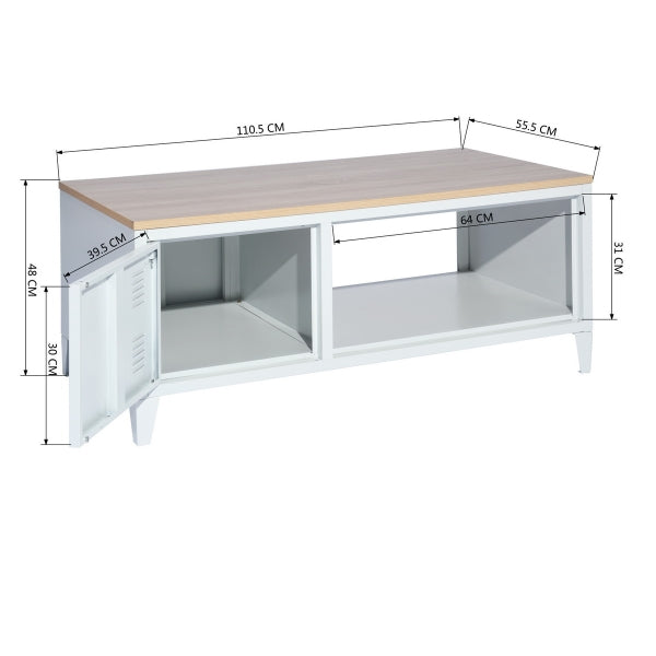 LIVERPOOL COFFEE TABLE WHITE A
