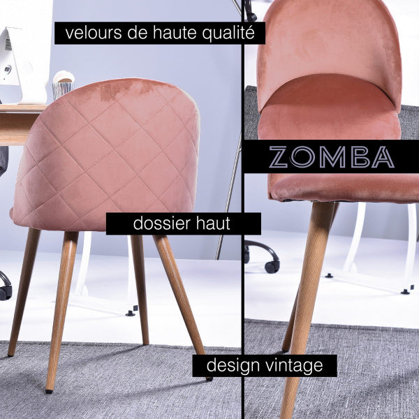 ZOMBA ROSE VELVET DIAMOND KD METAL