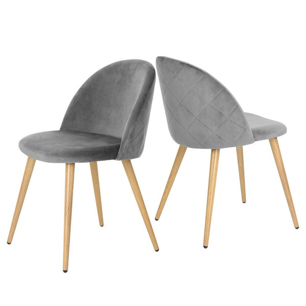 ZOMBA GREY VELVET DIAMOND KD METAL SY