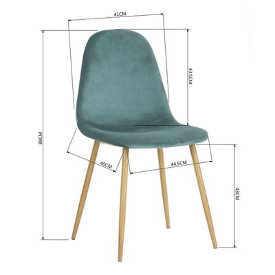 CHARLTON VELVET AQUA