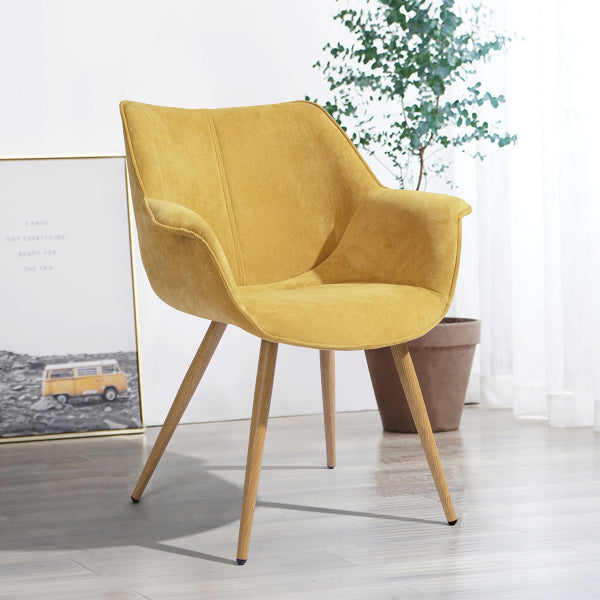 JULIAN TERRY FABRIC YELLOW UK