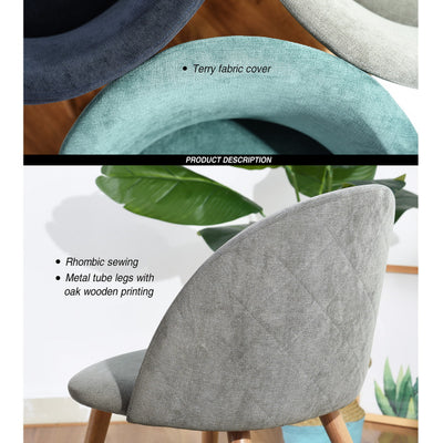 ZOMBA TERRY FABRIC GREY UK