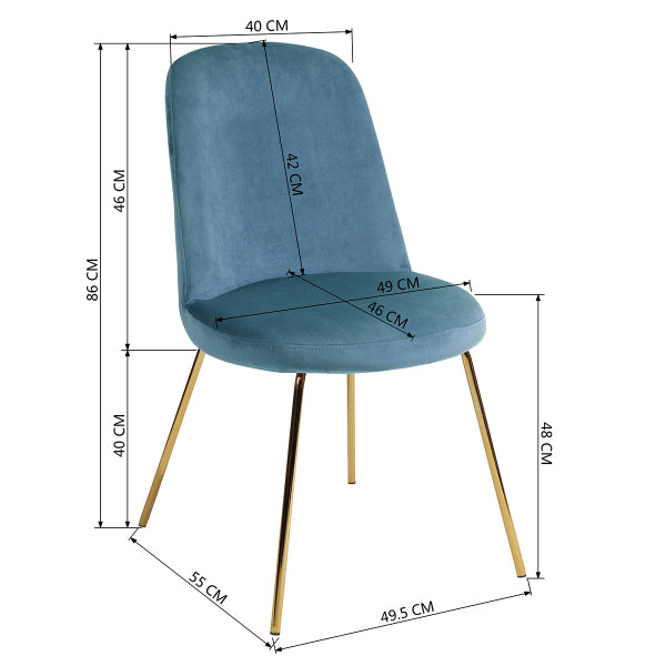 ZANKA BLUE GOLD LEG UKFR