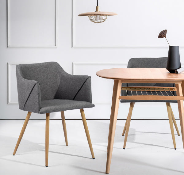ALDRIDGE DARK GREY OAK LEG