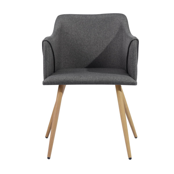 ALDRIDGE DARK GREY OAK LEG