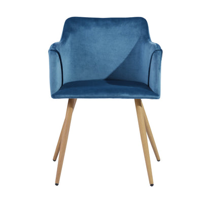 ALDRIDGE VELVET NAVYBLUE OAK LEG