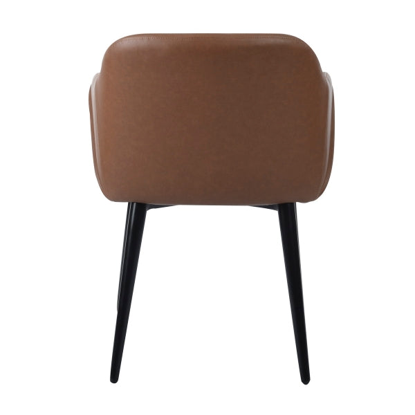 ALDRIDGE BROWN PU GREY FABRIC
