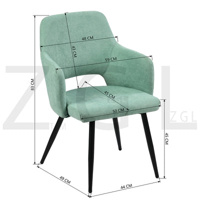 AFRICAN TERRY FABRIC GREEN
