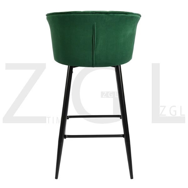 DONCIC BAR CHAIR DARK GREEN