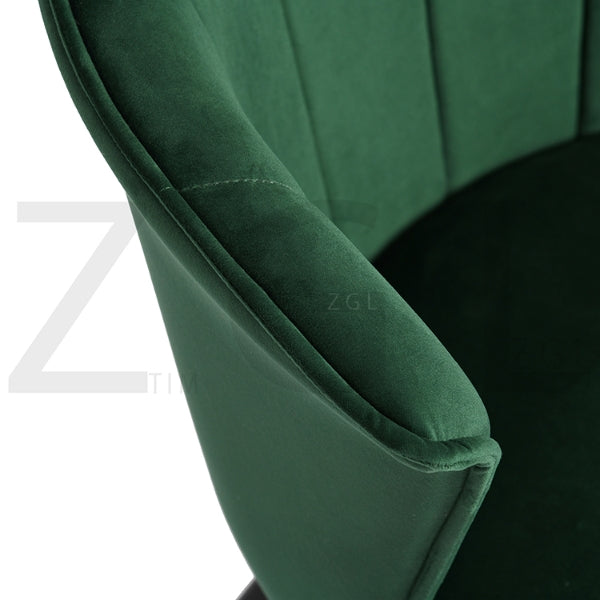 DONCIC BAR CHAIR DARK GREEN