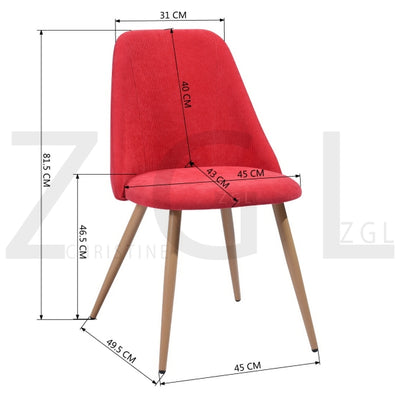 FELICIO CORDUROY RED