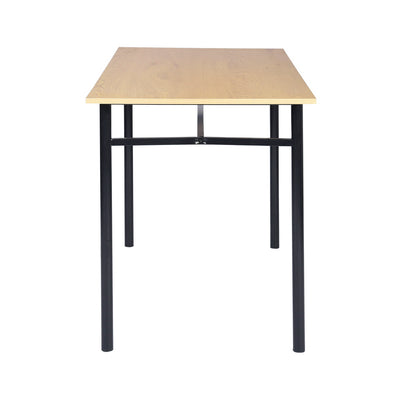 BAGEHOT - Dining table in black industrial style and wood