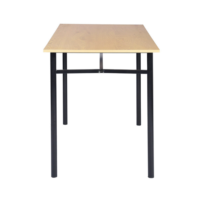 BAGEHOT - Dining table in black industrial style and wood