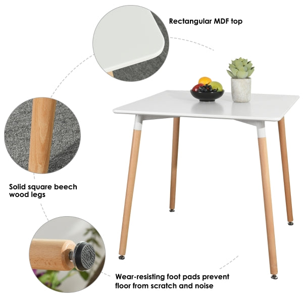 ROOKIE SQUARE TABLE WHITE Ⅱ