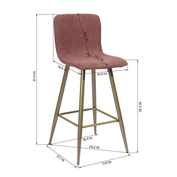 SCARGILL COUNTER BAR CORAL