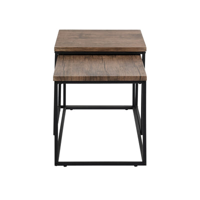 ADOMO WOOD - Set of two modern and design nesting coffee tables