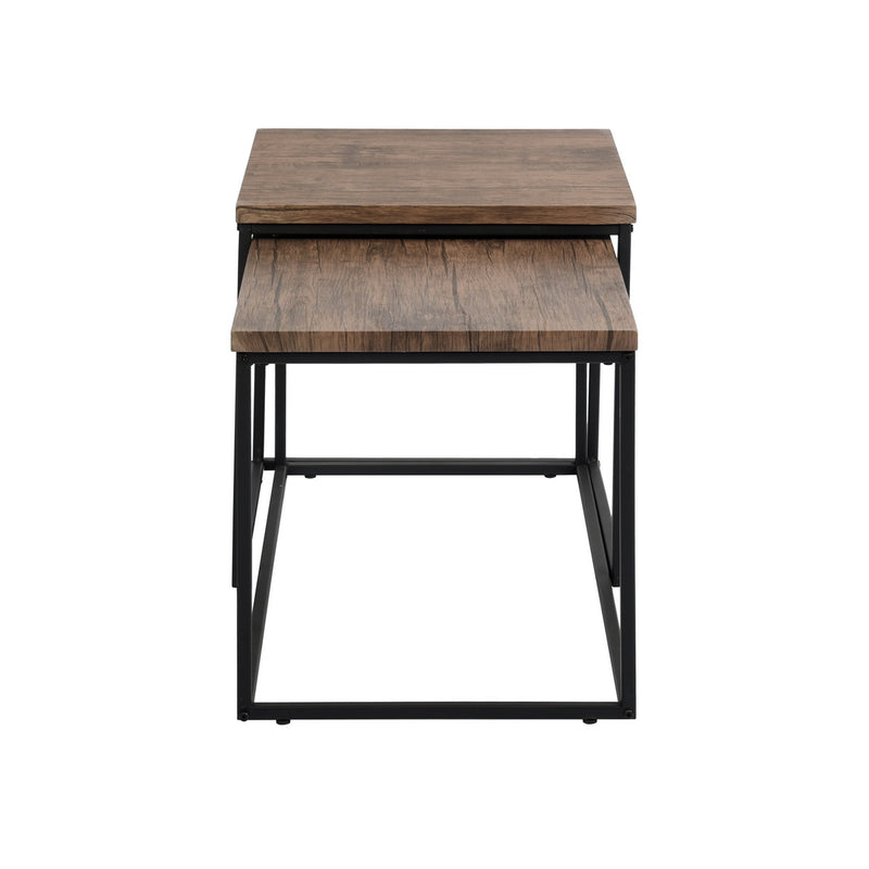ADOMO WOOD - Set of two modern and design nesting coffee tables