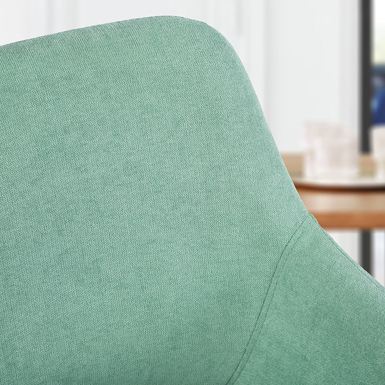 AFRICAN TERRY FABRIC GREEN - Set of 2 Scandinavian chairs