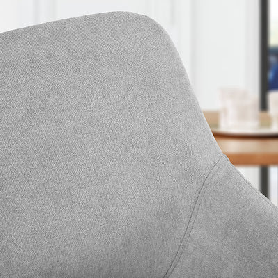 AFRICAN TERRY FABRIC GREY - Set of 2 Scandinavian chairs