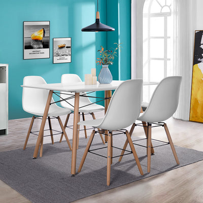 ARGUS Set of 4 Scandinavian and Industrial Style Dining Chairs