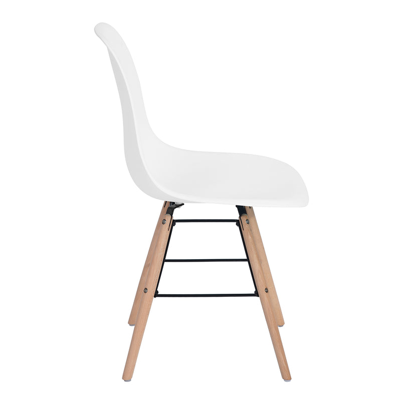 ARGUS Set of 4 Scandinavian and Industrial Style Dining Chairs